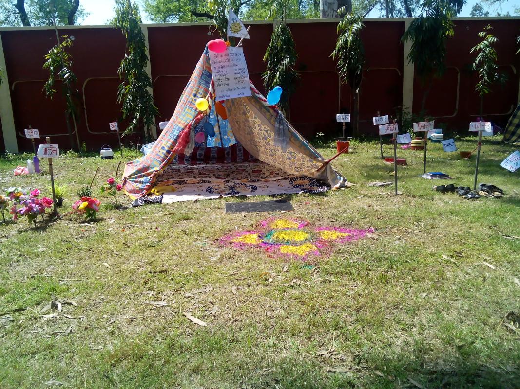 Pitching a Scout Tent