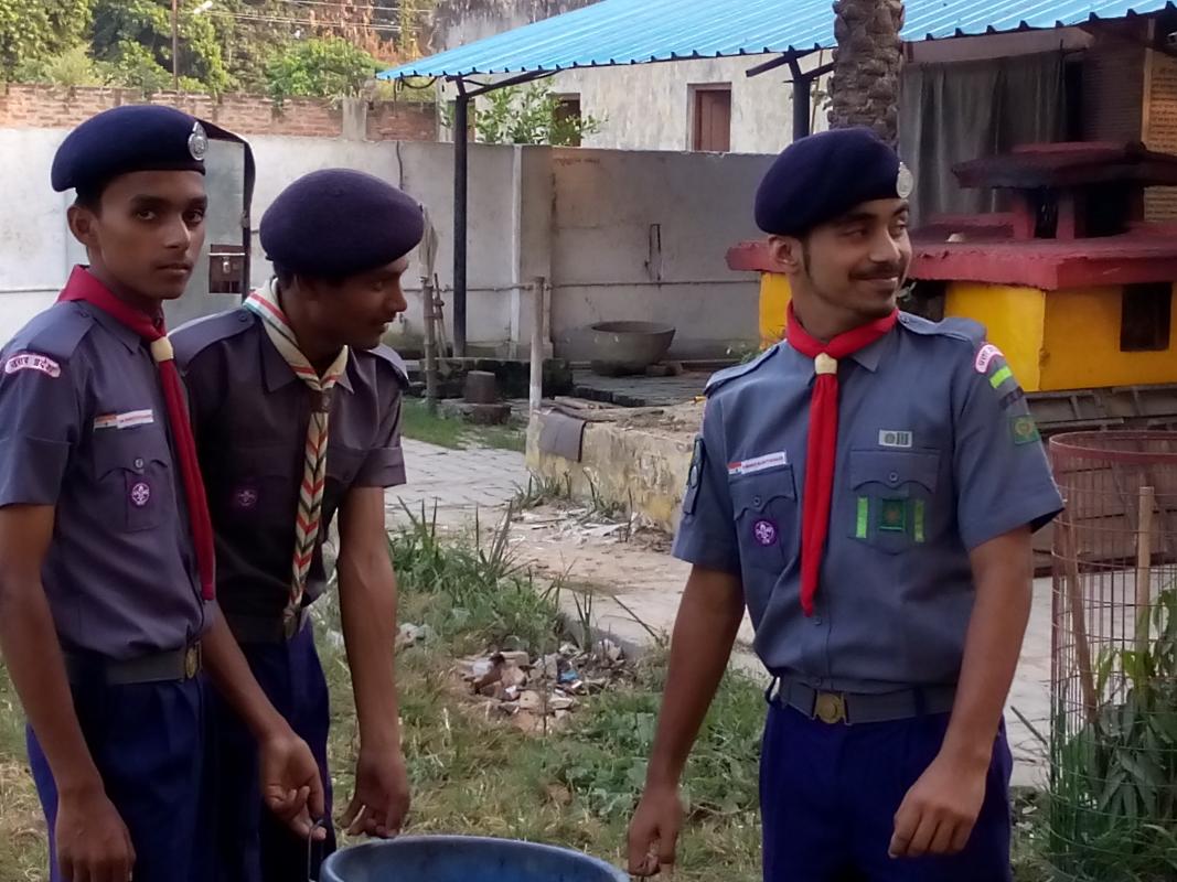 Cleanliness Drive by scouts & guides