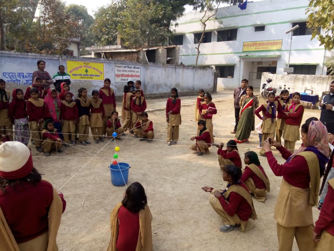 Special camp for Guides in KGBV Sohawal