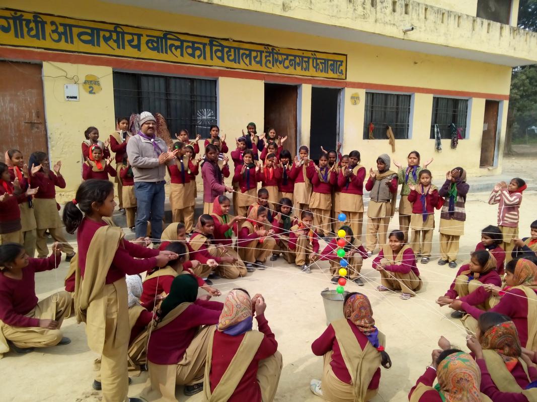 Special camp for Guides in KGBV Harngtinganj