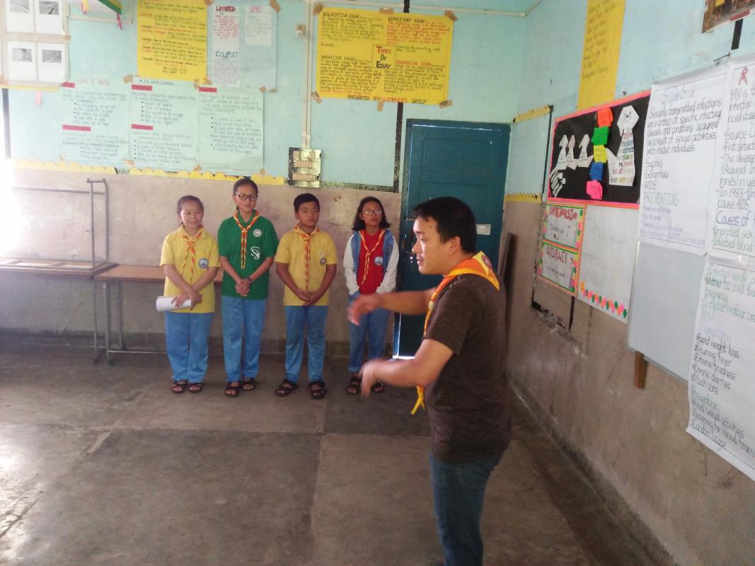 Educating young scouts on Diseases like HIV/AIDS, Dengue and Malaria  