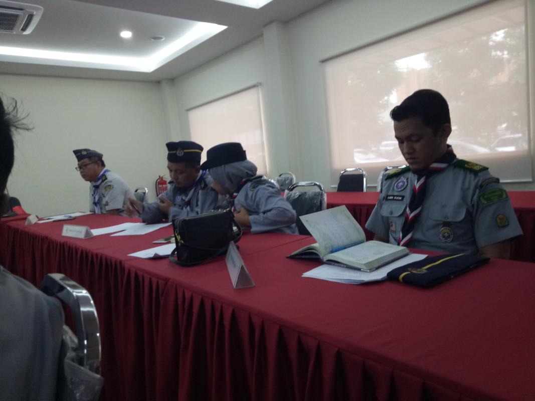 Menghadiri mesyuarat messenger of peace pada 23/9/2017