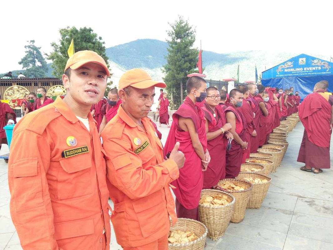 Service at Buddha Point