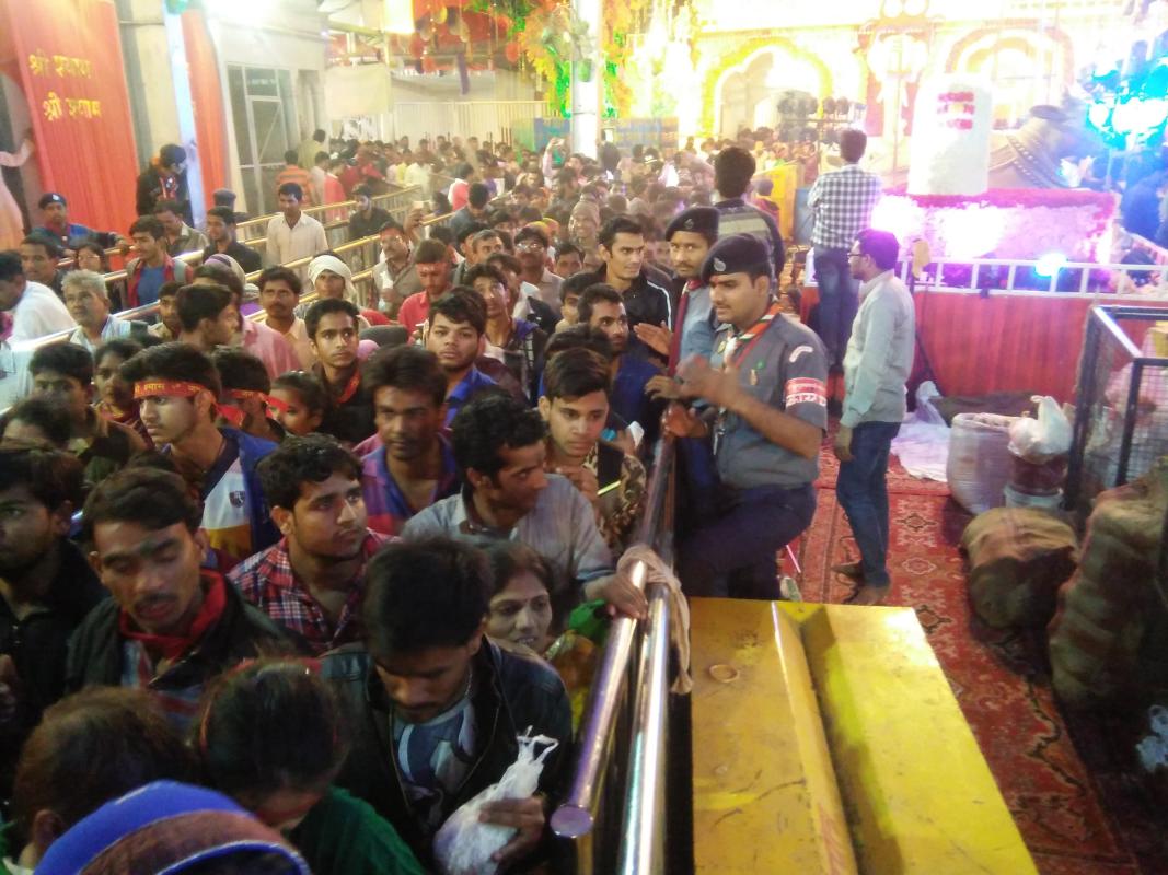 खाटू श्याम जी मंदिर में सेवा