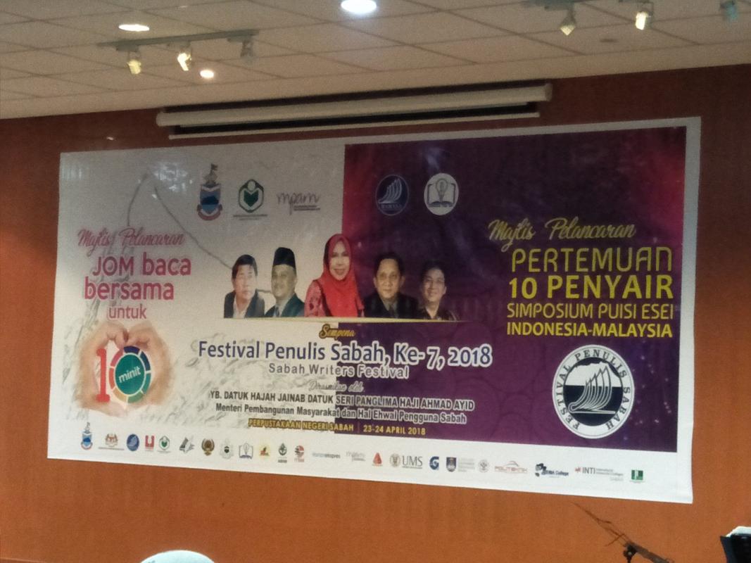 FESTIVAL PENULIS SABAH KE 7 2018
