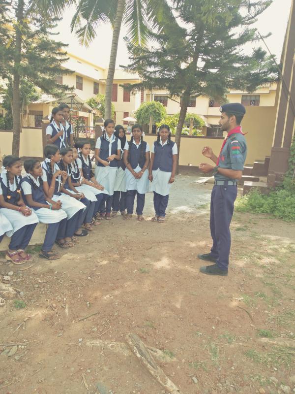 Introducing scouting and guiding to the tribe students