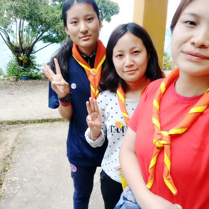 cleaning campaign around kanglung trashigang