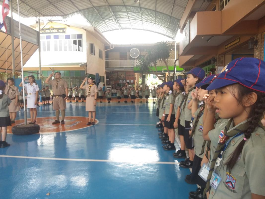 เคารพธงชาติ