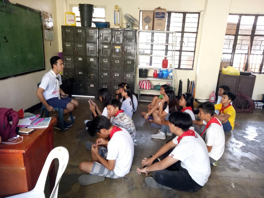 Day #9 Meeting SWA Entry of Caloocan High School Senior Scouts