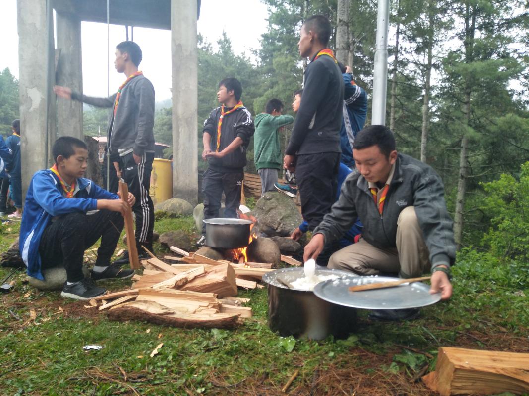 Scout Closing Ceremony for Spring Semester