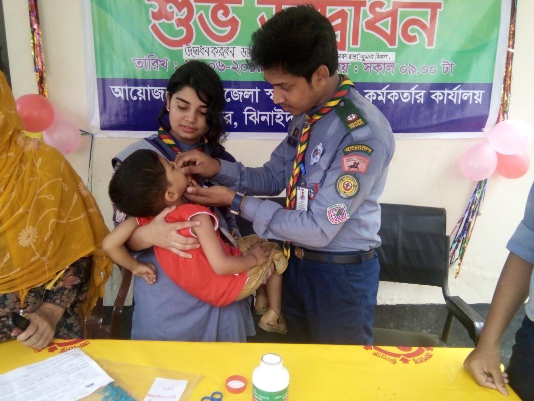 ঝিনাদহ জেলায় জাতীয় ভিটামিন এ প্লাস ক্যাম্পেইন অনুষ্ঠিত 