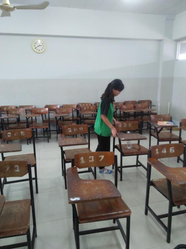ทำความสะอาดห้องเรียน