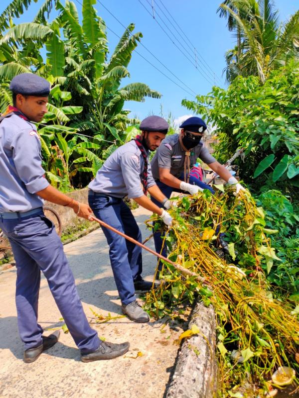 Pond Cleaning Project (International Peace Day)