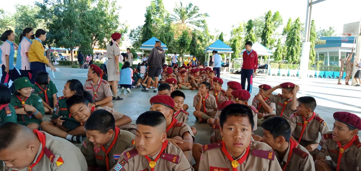 ฝึกอบรมลูกเสือสามัญรุ่นใหญ่ เรียนวิชาลูกเสือ
