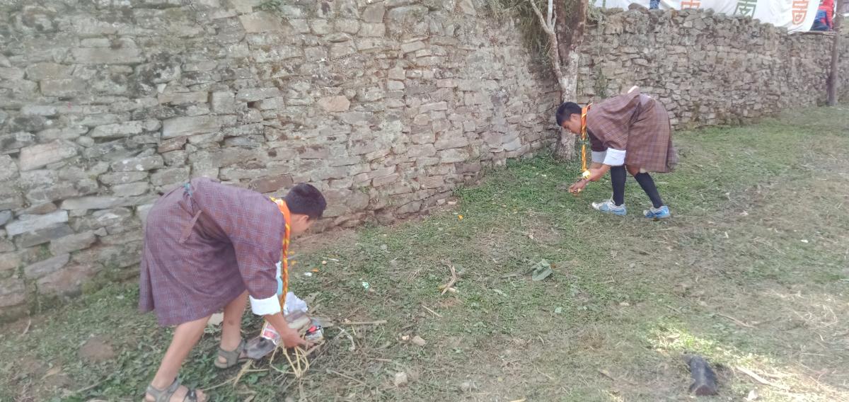 Crowd control and mass cleanning