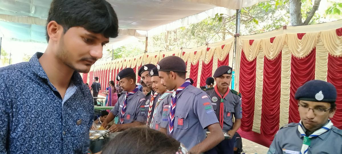 Service at rajyapuraskar award ceremony