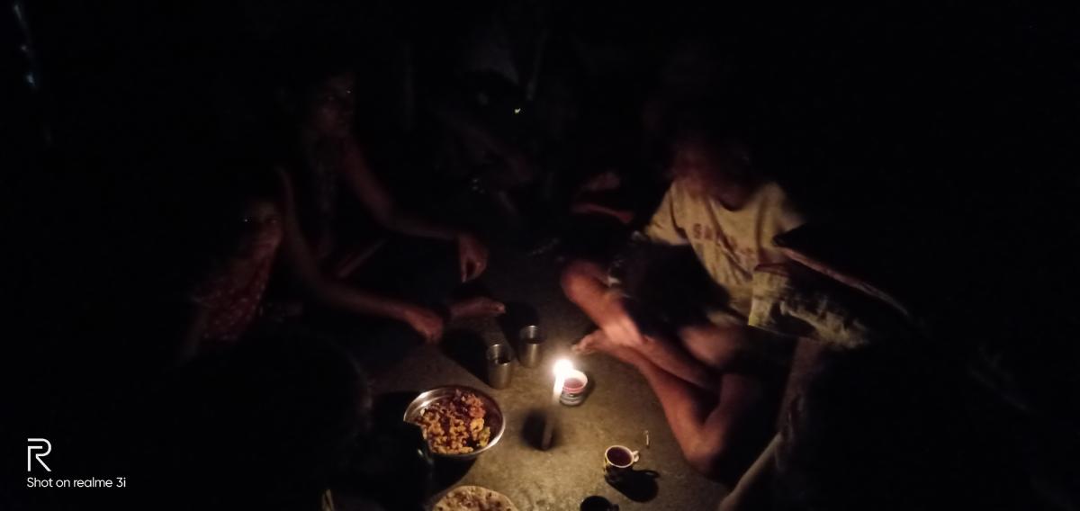 #Dinner in the dark