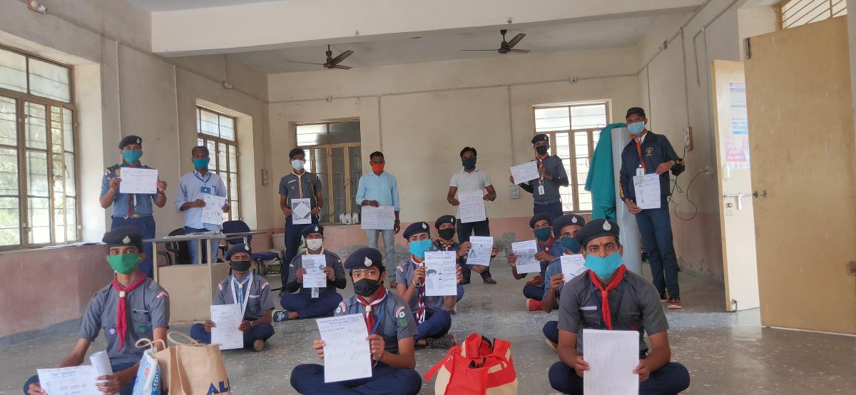 NOVEL CORONA VIRUS (COVID-19) SERVICE BY ROVERS OF DISTRICT - SIROHI , CORONA WARRIORS OF BSG RAJASTHAN ( INDIA )