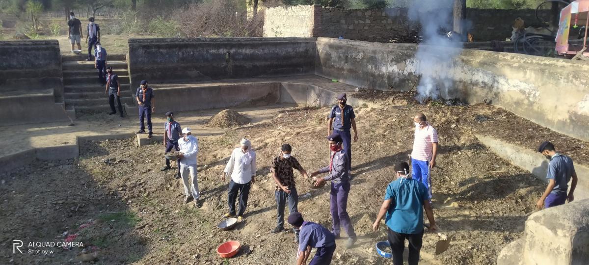 तालाब की सफाई