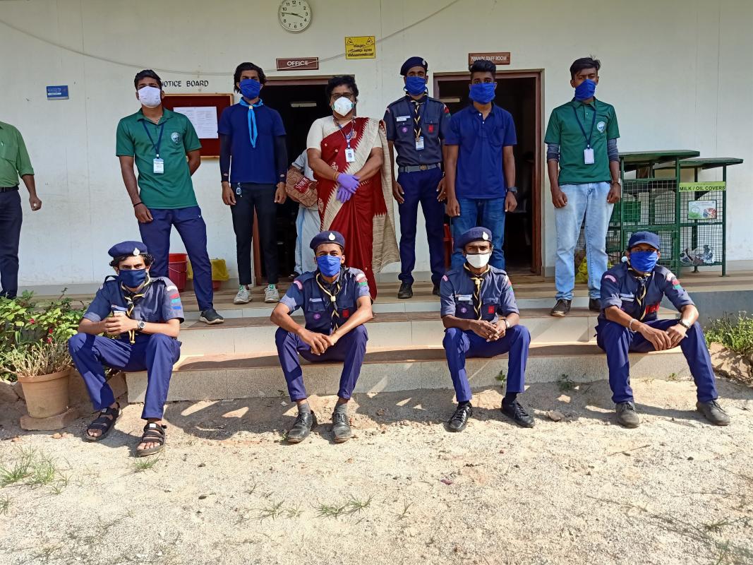 Rover Crew in assistance for public examinations.