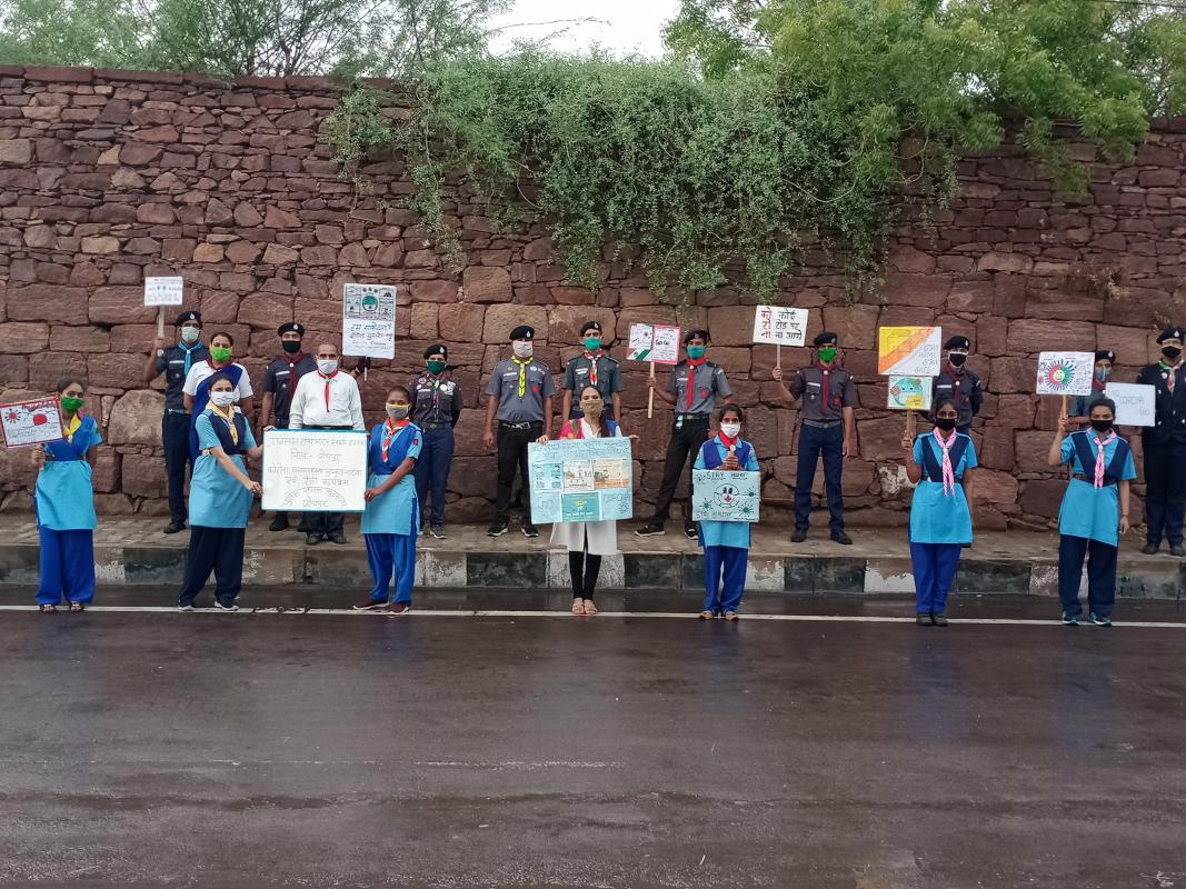 रैली के माध्यम से कोरोना के प्रति किया जागरूक# BSGHQ # JODHPUR, RAJASTHAN