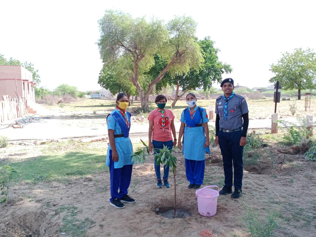 मंडल प्रशिक्षण केंद्र चौपासनी में किया गया पौधारोपण कार्यक्रम #BSG DHQ JODHPUR , RAJASTHAN, INDIA
