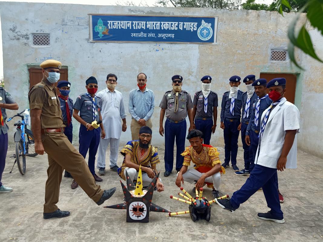 कोरोना संक्रमण से बचाव हेतु निकाली जागरूकता रैली