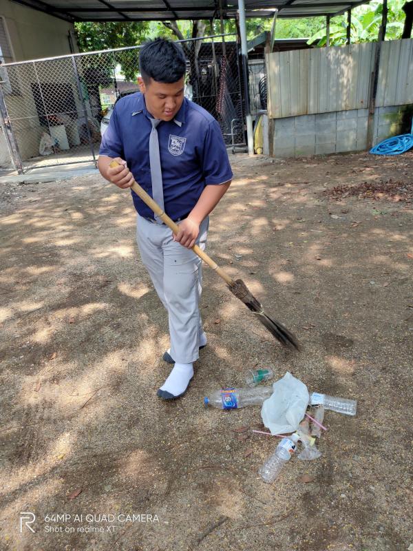 จิตอาสากวาดขยะ