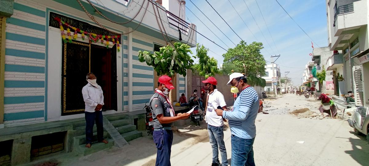 Anti Covid Team- during the lockdown