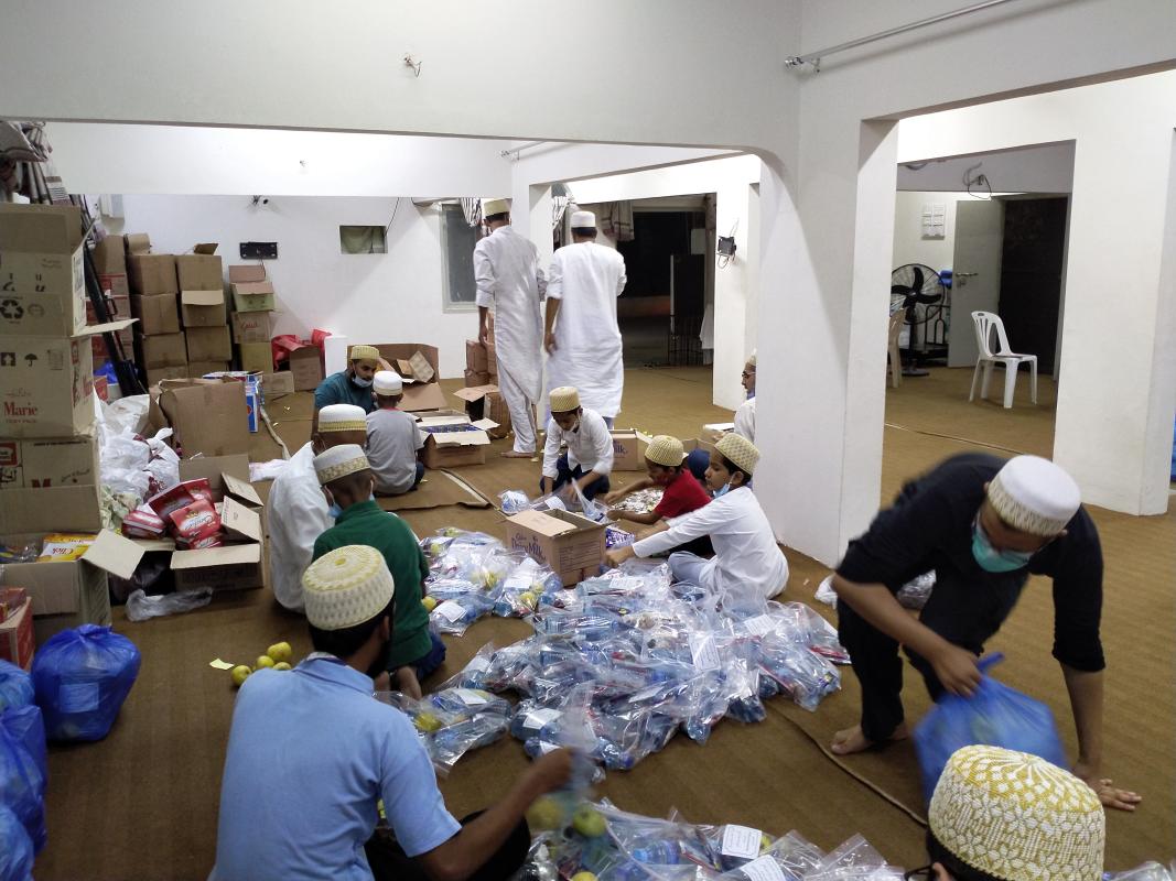 Providing Food to Needy