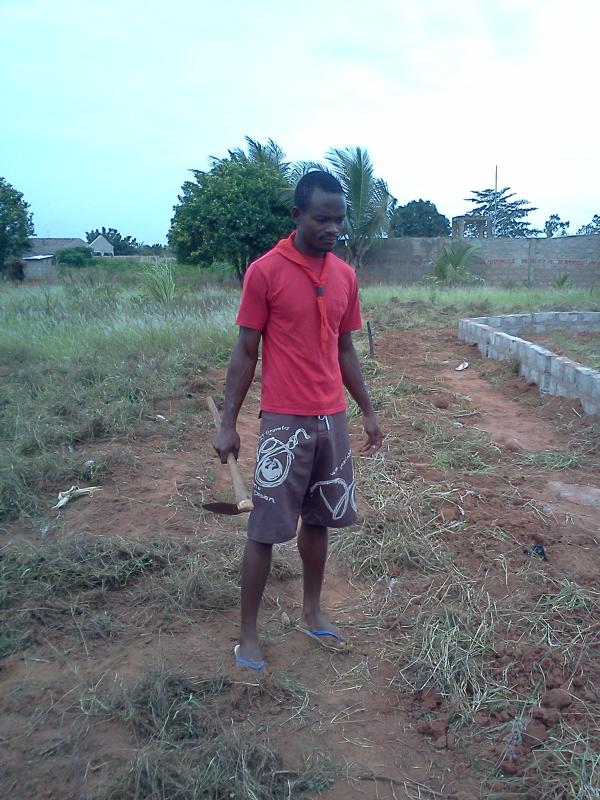 Aménagement d'une voie servant de passage aux habitants de Ségbé Zanvi