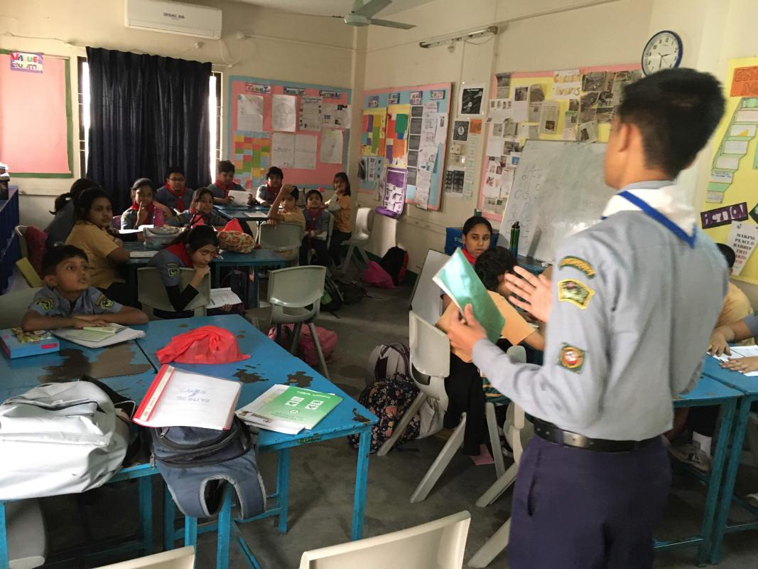 Session With Cub Scouts