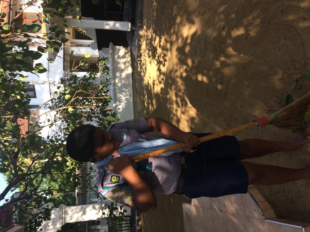 temple cleaning project