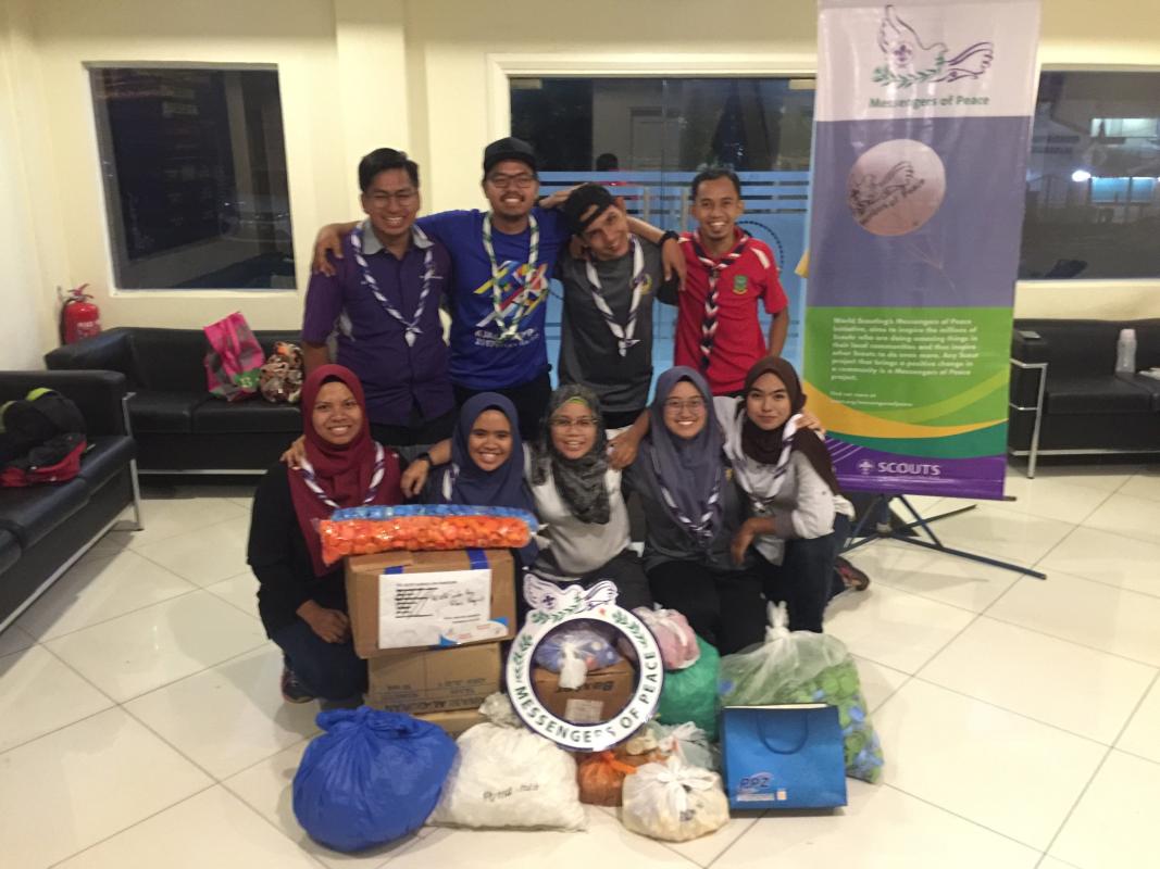 SW Voluntary Service : Walkside by Rovs Project - Counting Bottle Caps at Kuala Lumpur