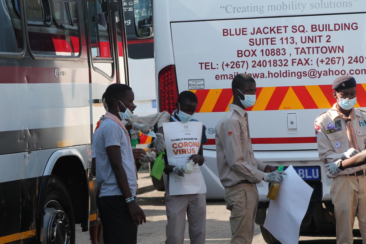  FRANCISTOWN SCOUTS REACHING OUT FOR COVID-19 PREVENTION