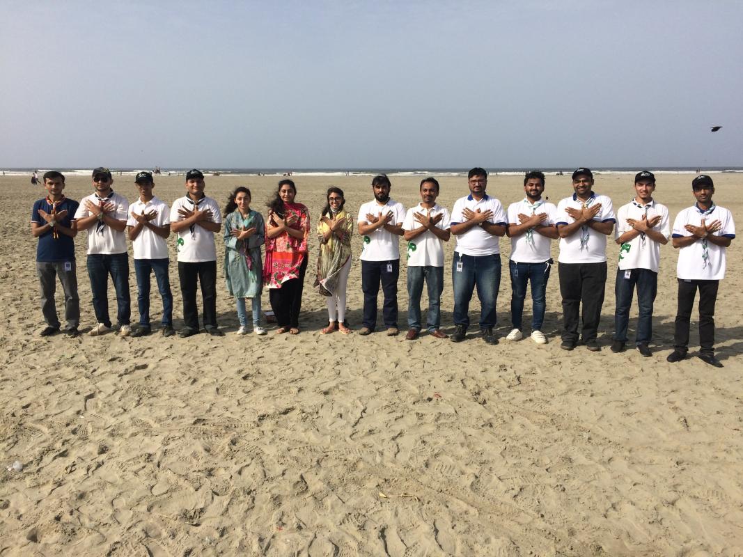 Beach Cleaning activity 