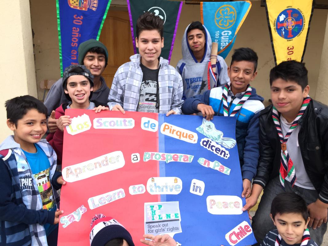 Los Scouts de Pirque dicen: Aprender a Prosperar en Paz / Says: Learn to Thrive in Peace