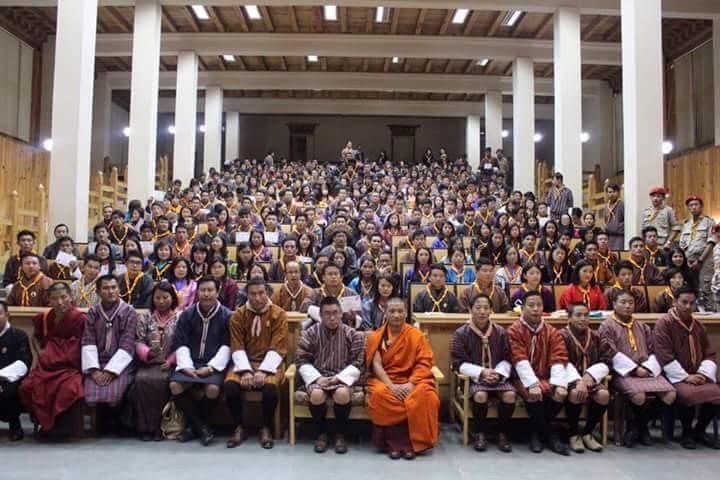 MoP Networking in Paro College of Education for 305 final year students. 