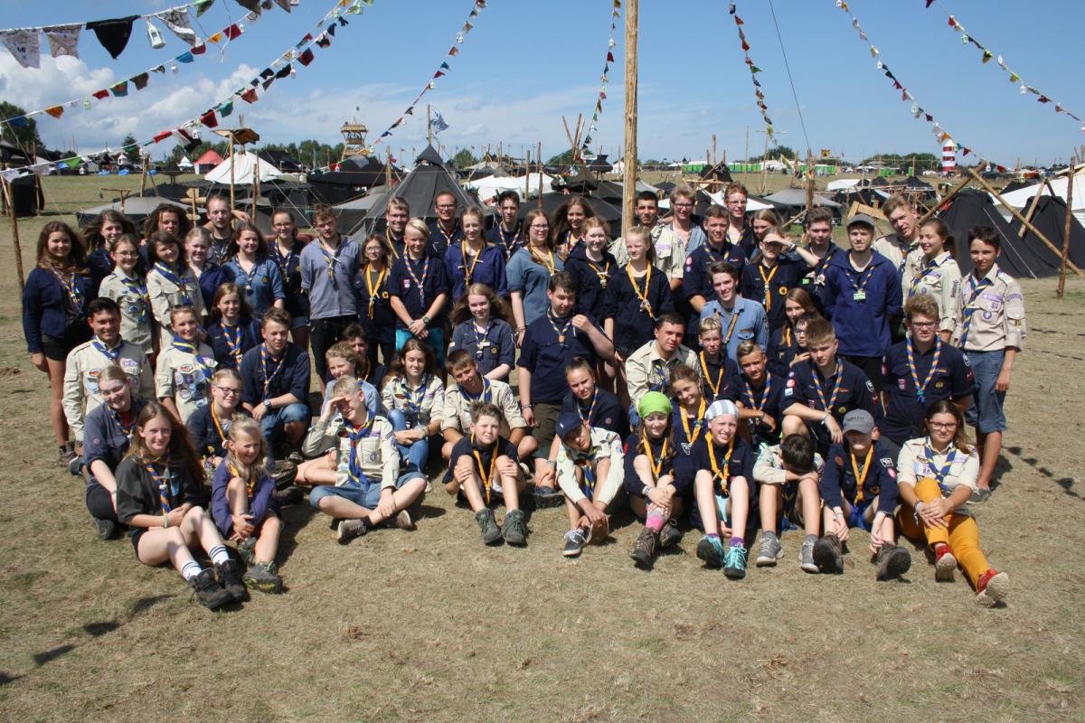 СО "Скаути Дніпра" на 11-му Національному Джамборі BdP „Estonteco“. 