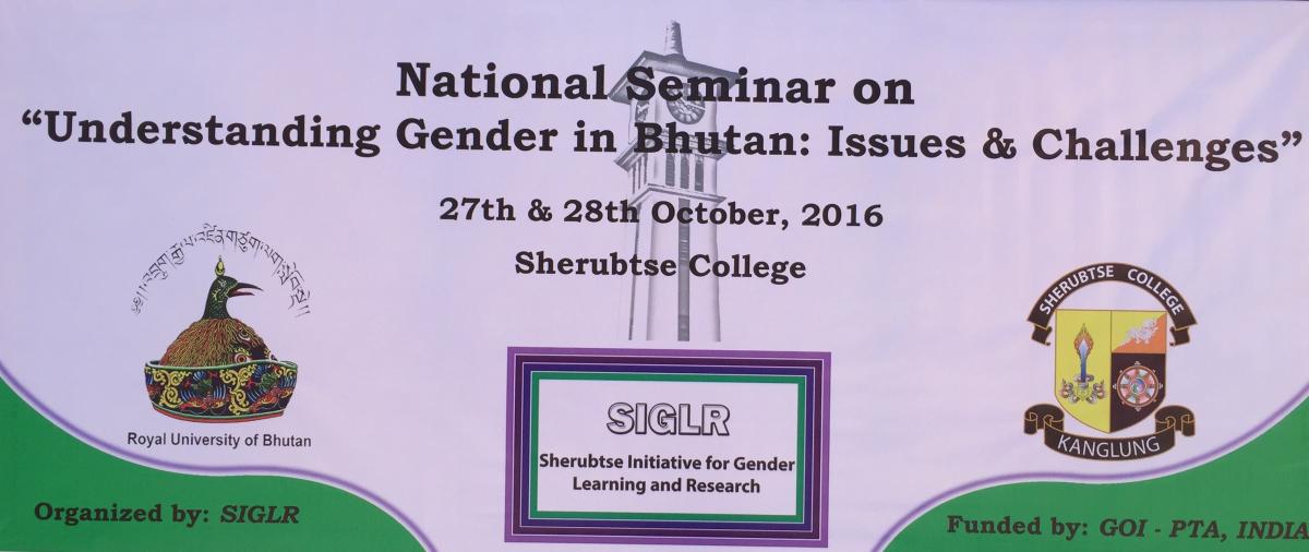NATIONAL SEMINAR ON UNDERSTANDING GENDER IN BHUTAN