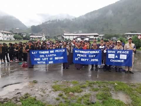 conveying the message of international peace day 