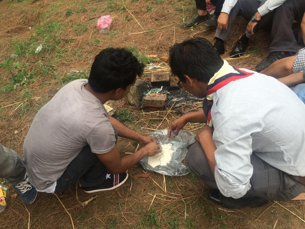 Tea Hiking and Backwoodsman cooking 