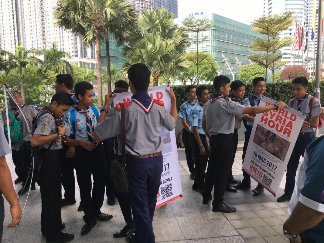 Beban Bersama Derma: World Syria Hour bersama Aman Palestine