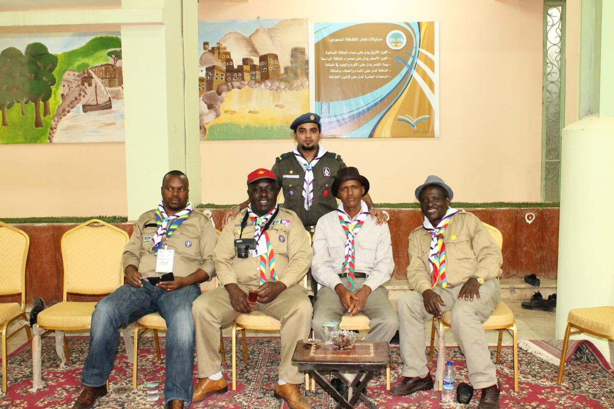 South African Delegates in BS&G KSA National Camp. 