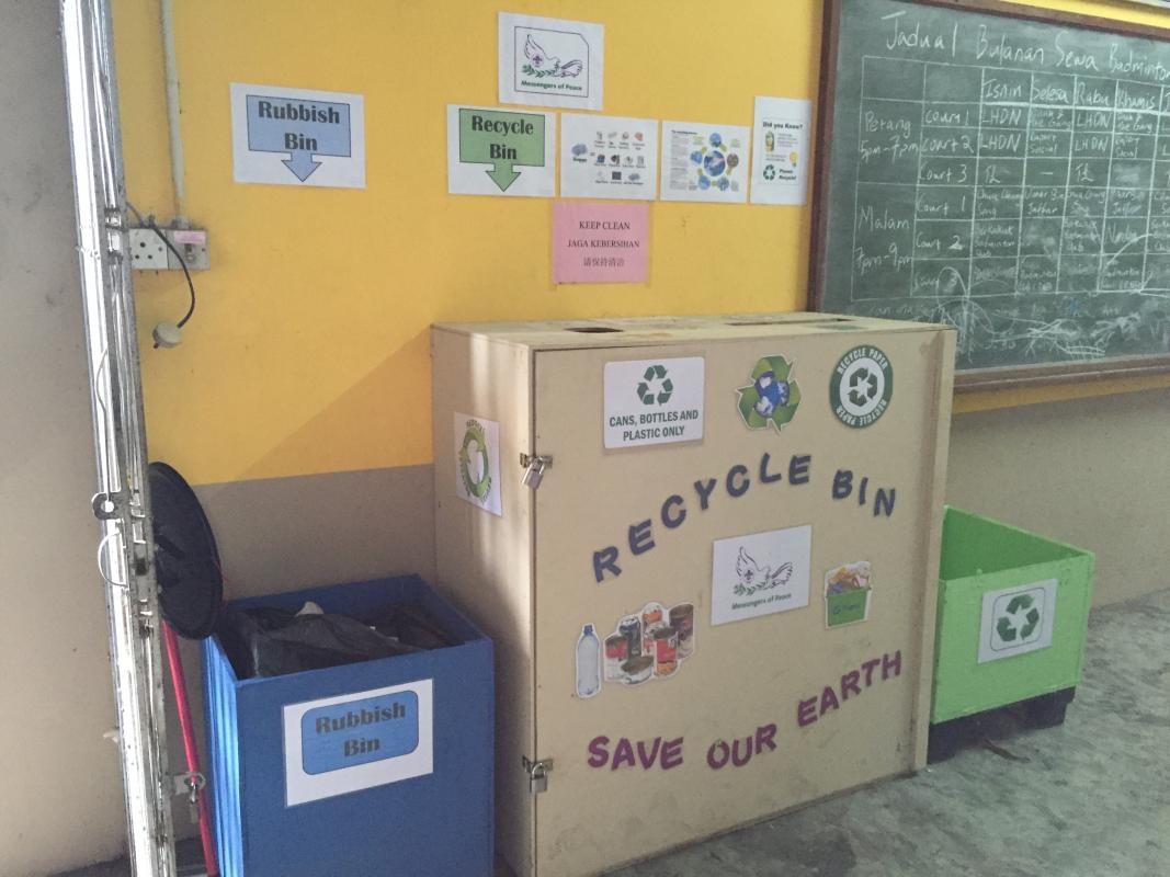 Upgrading the recycle bin & Donation of recyclable substances to Malaysia, Sarawak Sibu Kidney Foundation (SKF) ~Phase II(2017)