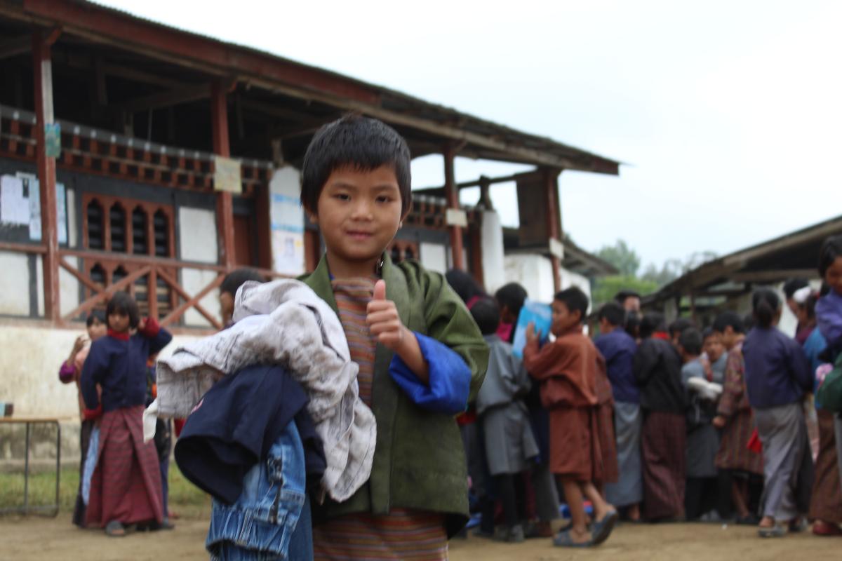 clothes Distribution at Sha Taksha Primary School