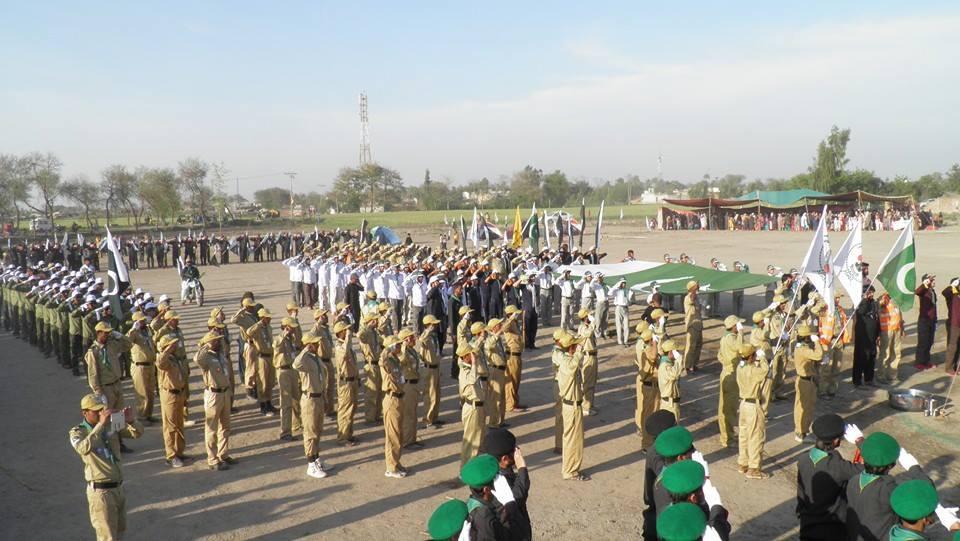 A huge conduct Mop road shwo collaboration with Wahdat scouts open groups pakistan