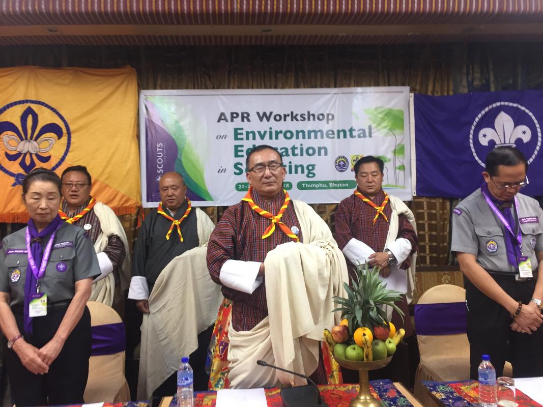 "Bhutan hosts the 8th APR Workshop on Environmental Education in Scouting" 21- 25 August 2018
