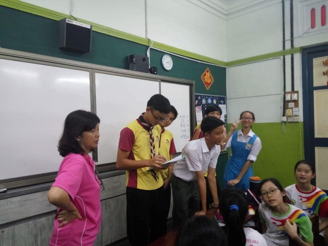 Teach the students about Scouting.