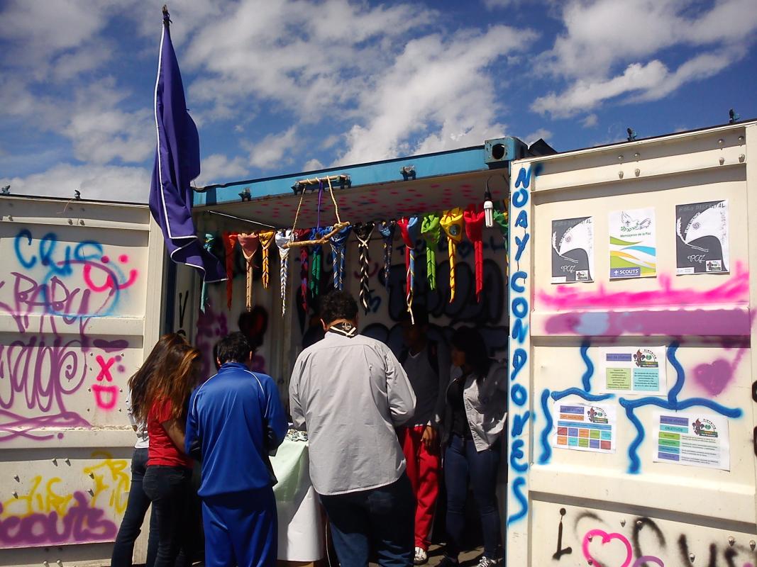 Red de Jóvenes del Distrito Scout "San Francisco" participa en Feria de JóvenesQ Quito Ecuador